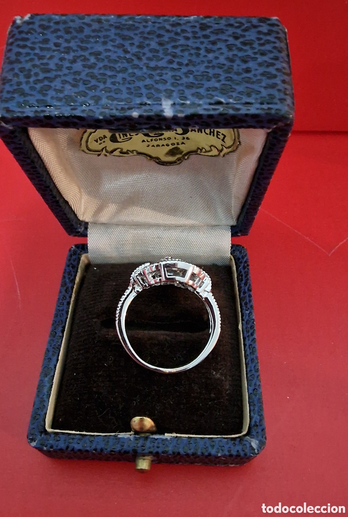 Joyeria: Anillo estilo Art Dec&oacute; plateado - Foto 3