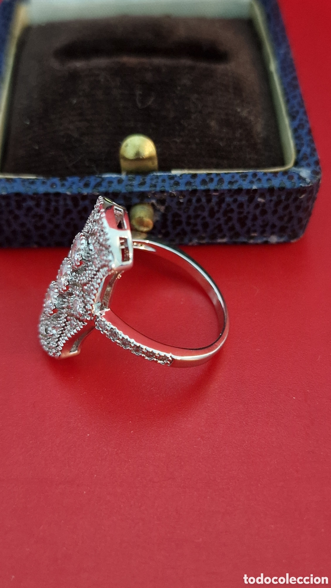 Joyeria: Anillo estilo Art Dec&oacute; plateado - Foto 4