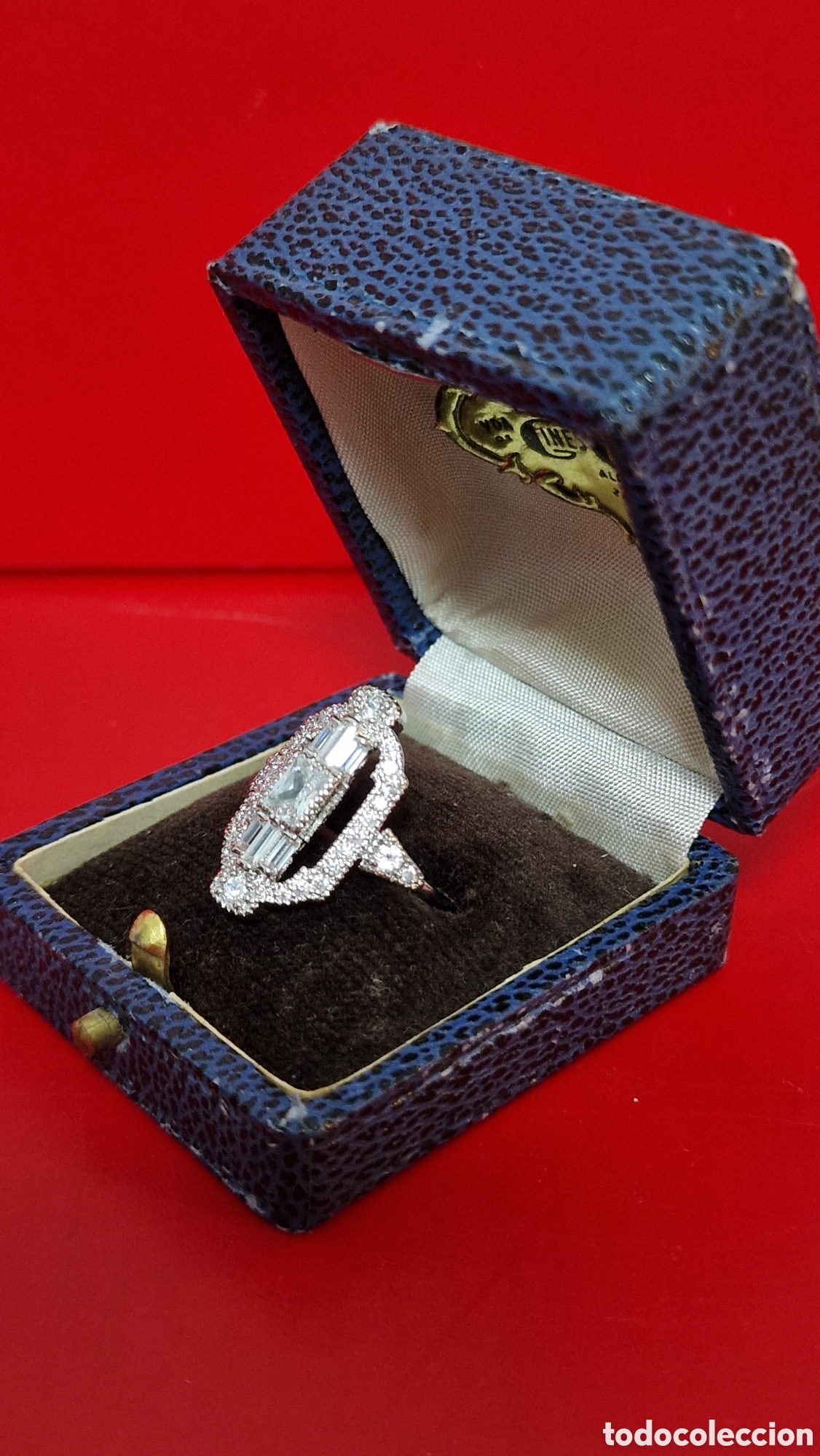Joyeria: Anillo estilo Art Dec&oacute; plateado - Foto 1