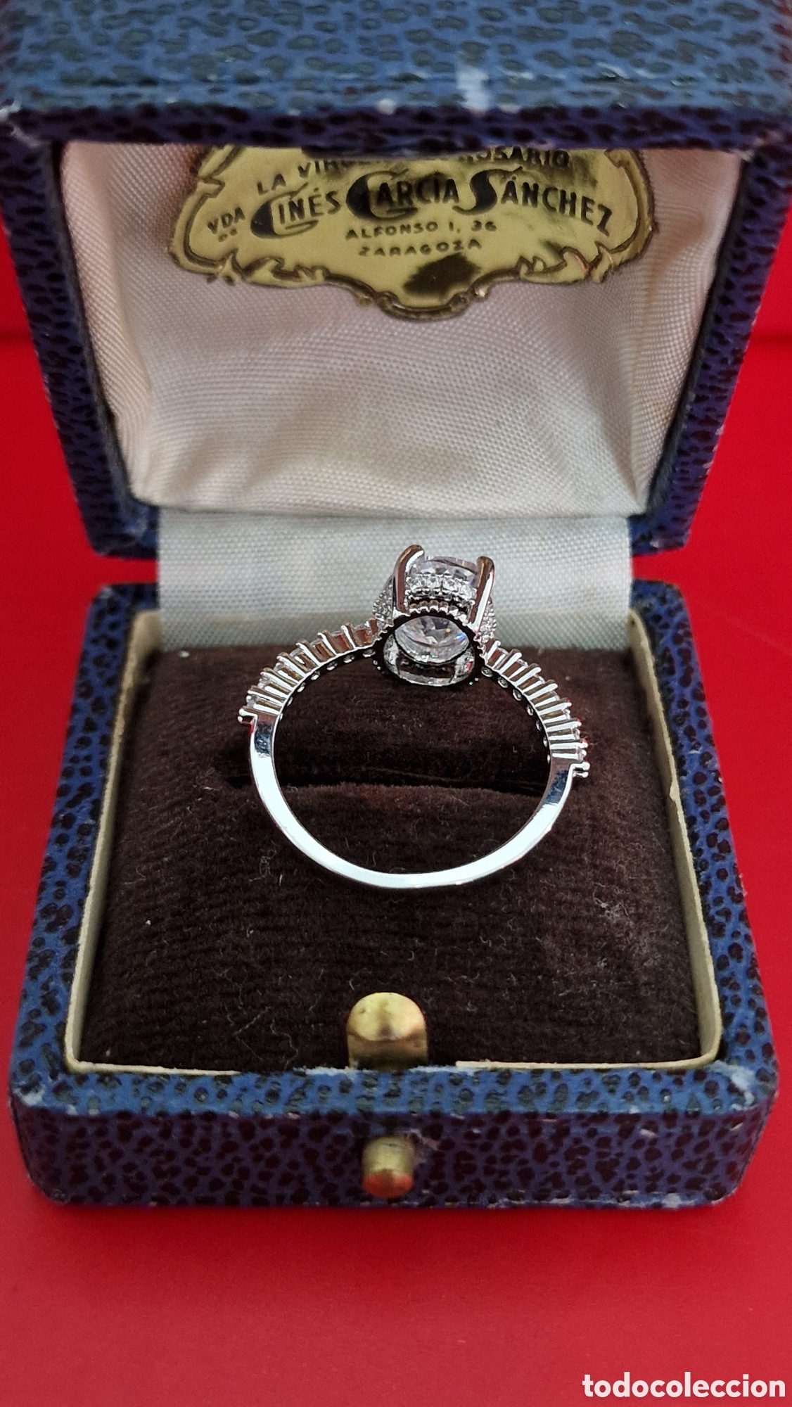 Joyeria: Delicado anillo plateado con circonitas - Foto 5