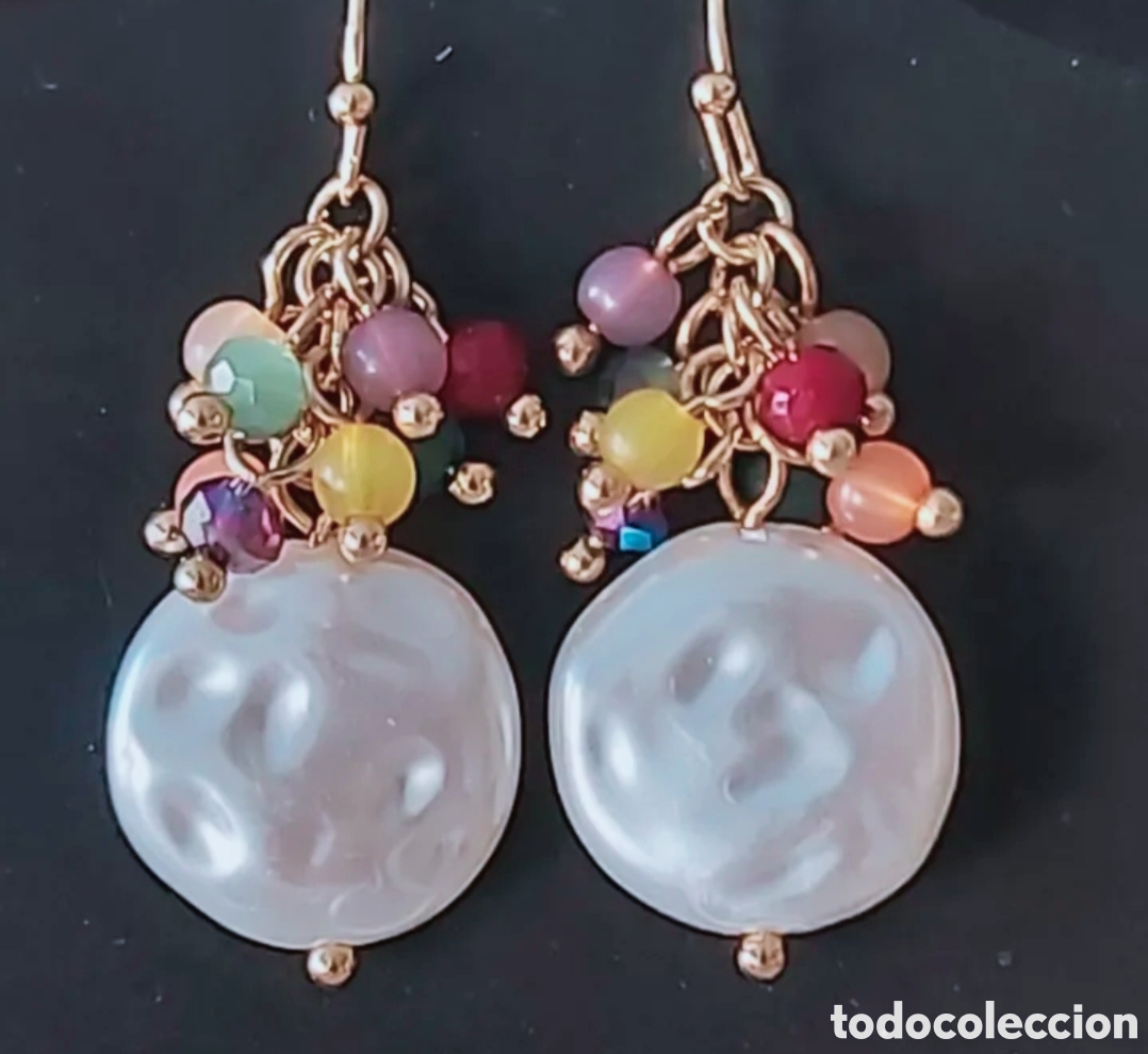 Joyeria: PRECIOSOS PENDIENTES CON PIEDRECITAS. REF EOS S6 PENDIENTES - Foto 2