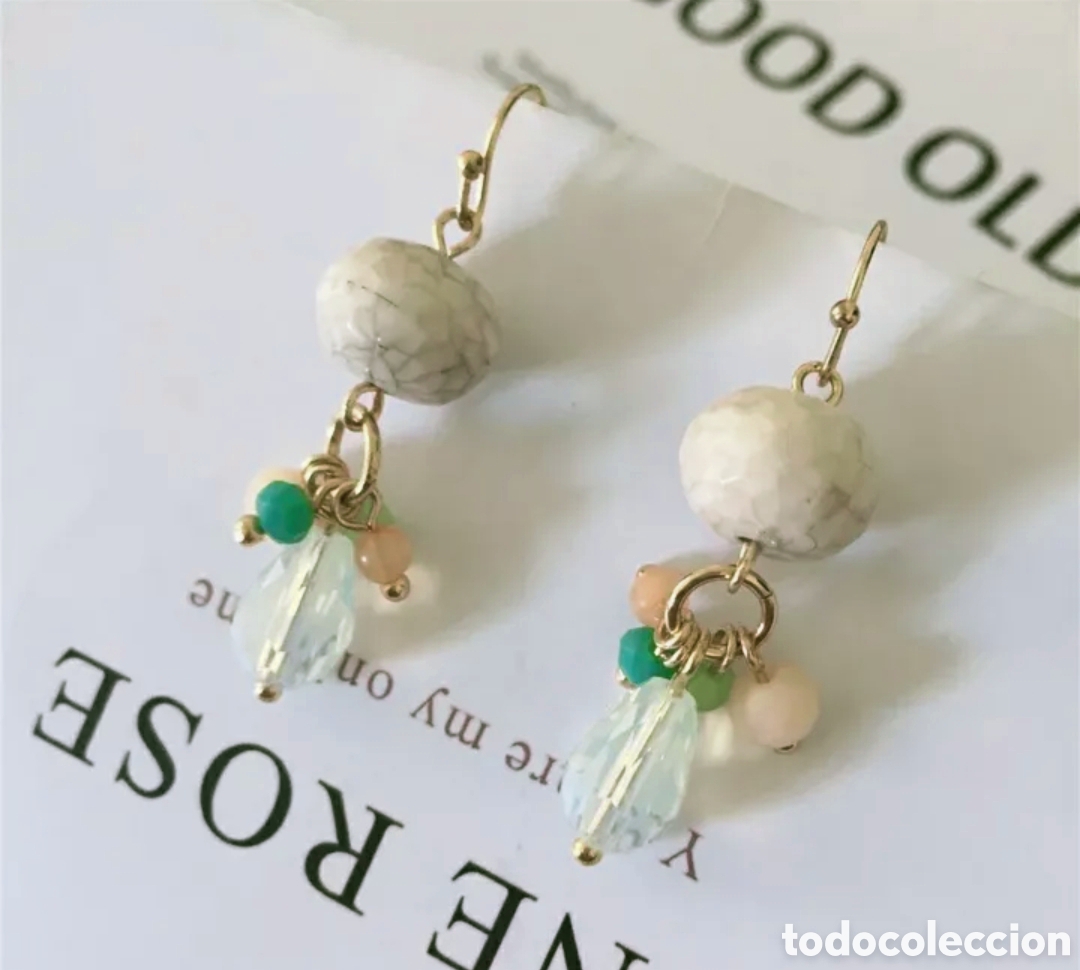 Joyeria: PRECIOSOS PENDIENTES CON PIEDRECITAS. REF EOS S5 PENDIENTES - Foto 2
