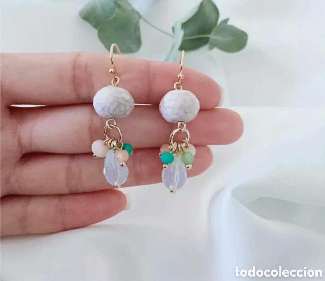 Joyeria: PRECIOSOS PENDIENTES CON PIEDRECITAS. REF EOS S5 PENDIENTES - Foto 1