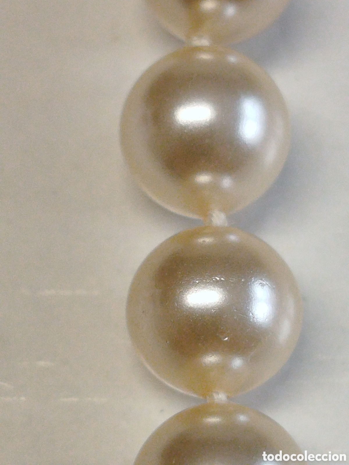 Joyeria: Collar de perlas cultivadas con broche dorado - Foto 4