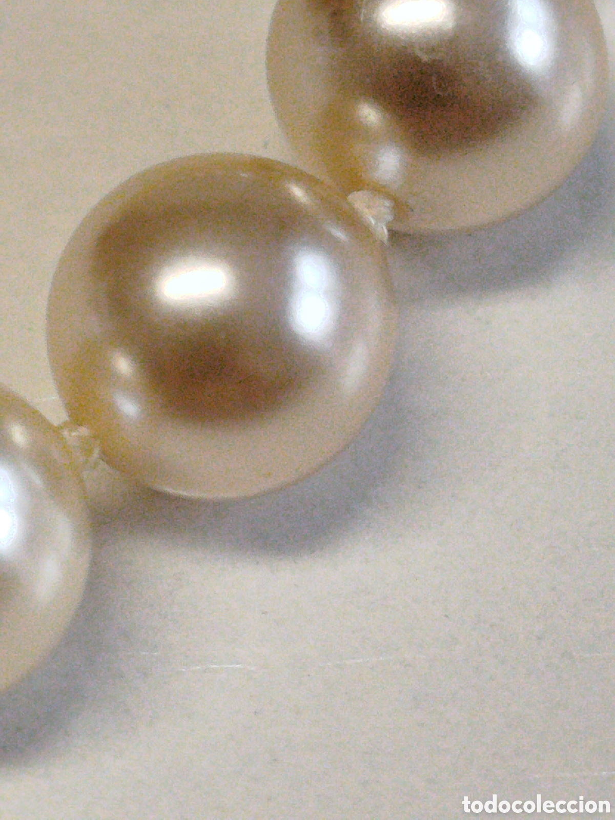Joyeria: Collar de perlas cultivadas con broche dorado - Foto 5
