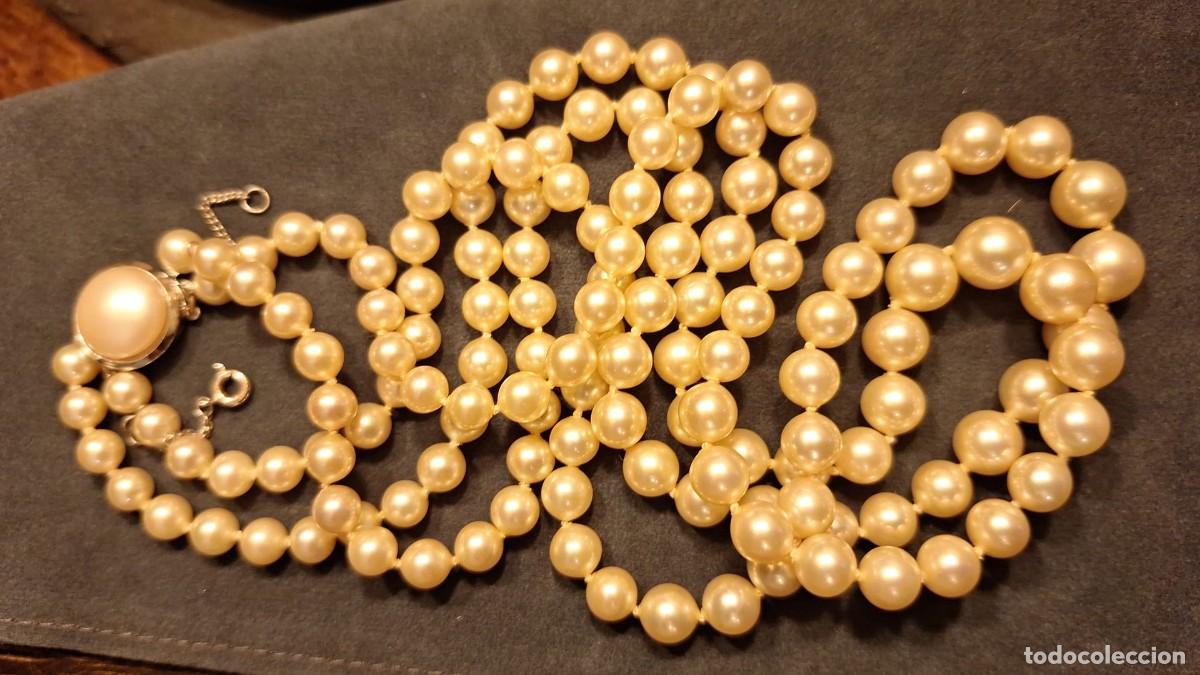 Joyeria: Antiguo Collar Perlas Cultivadas - Foto 4