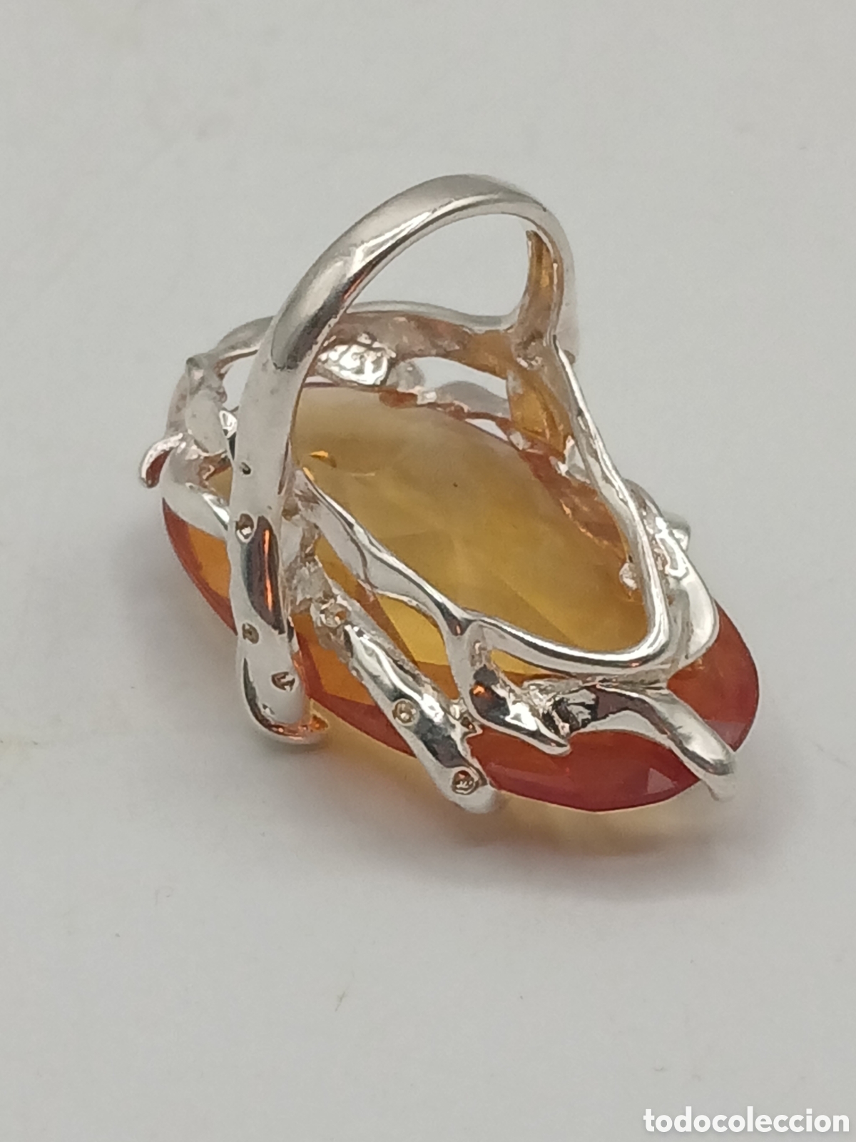Joyeria: Anillo metal plateado y cuarzo - Foto 6