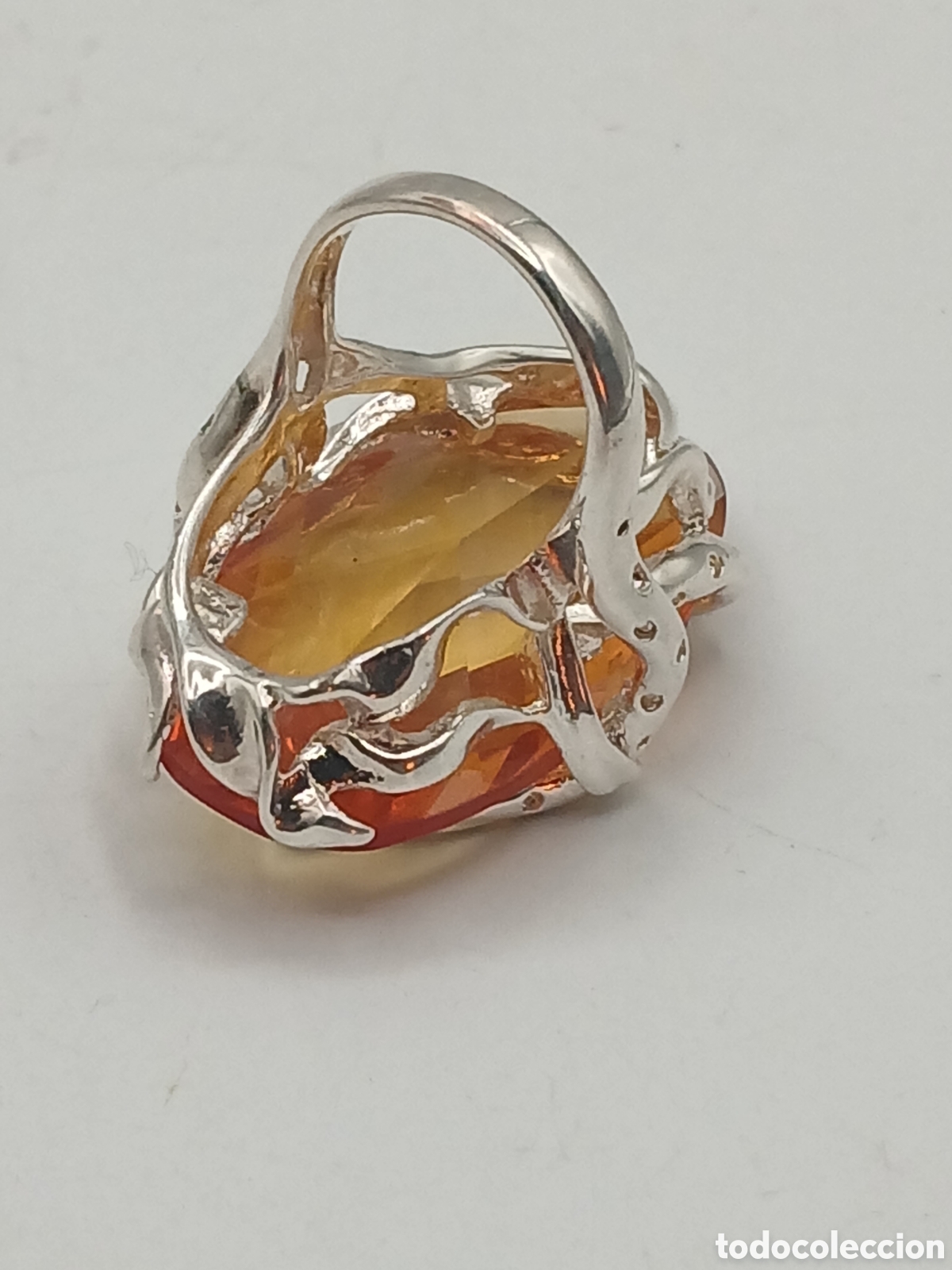 Joyeria: Anillo metal plateado y cuarzo - Foto 8