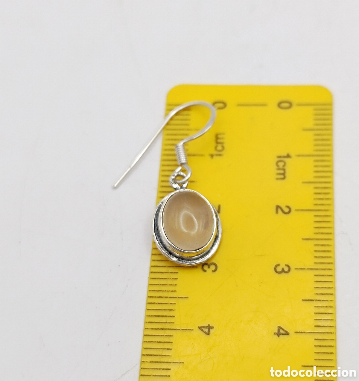 Joyeria: Pendientes Mineral de Cuarzo Rosa, Plata - Foto 5