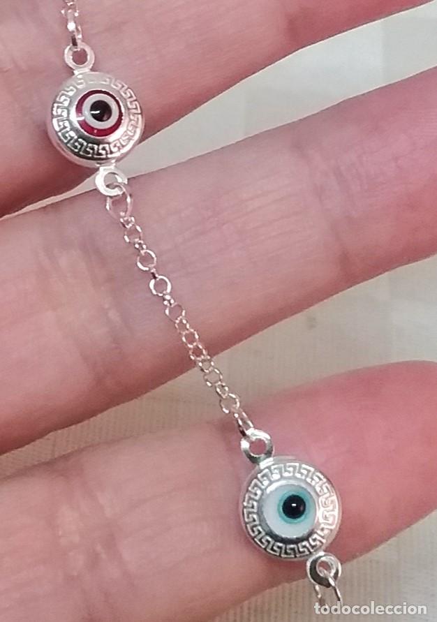 Joyeria: Ojos turcos pulsera Plata Ley, 18cm - Foto 1
