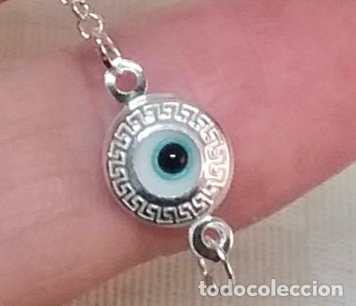 Joyeria: Ojos turcos pulsera Plata Ley, 18cm - Foto 3