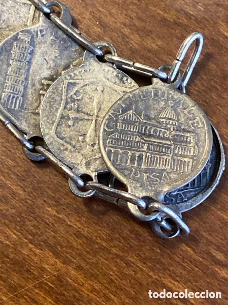 Joyeria: Antigua pulsera con monedas - Foto 6