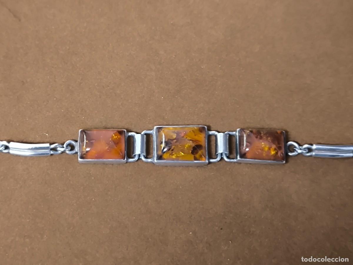 Joyeria: PULSERA REALIZADA EN PLATA Y AMBAR - Foto 2