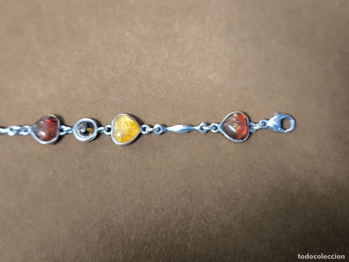 Joyeria: PULSERA REALIZADA EN PLATA Y AMBAR - Foto 2