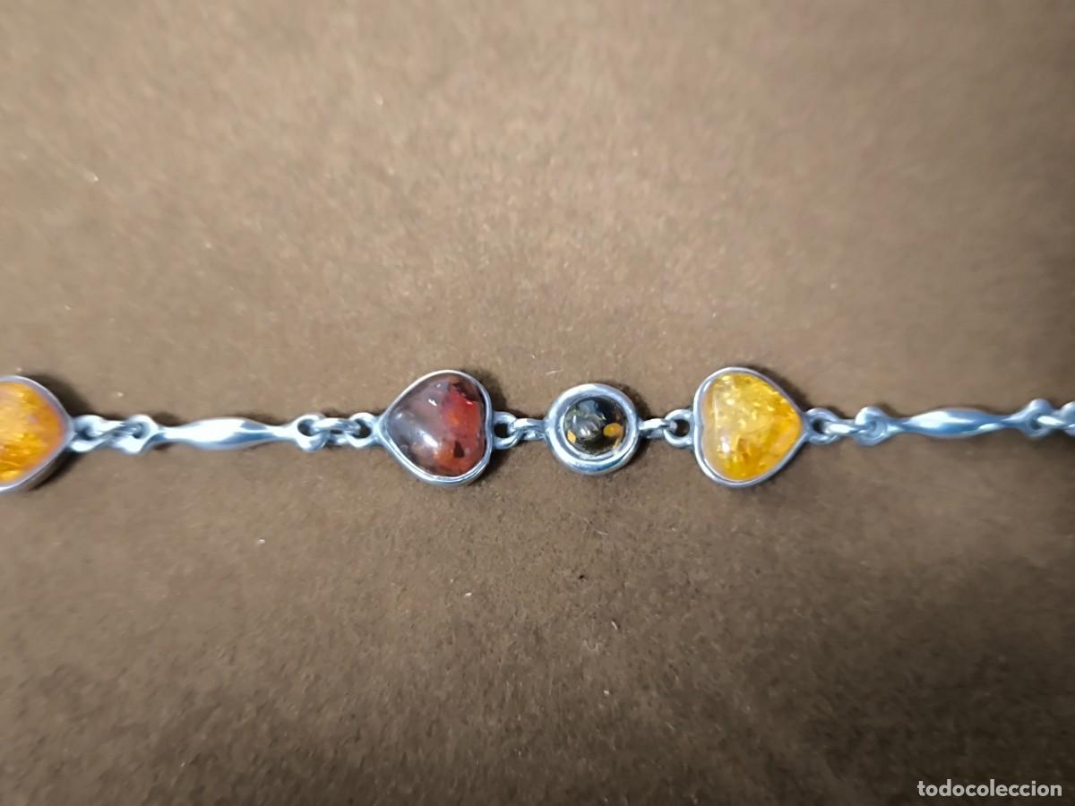 Joyeria: PULSERA REALIZADA EN PLATA Y AMBAR - Foto 3