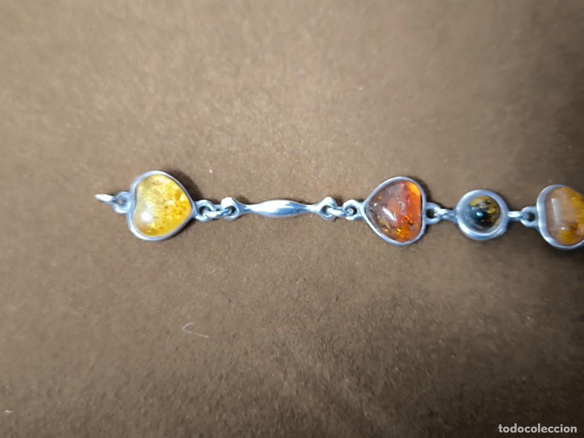 Joyeria: PULSERA REALIZADA EN PLATA Y AMBAR - Foto 4