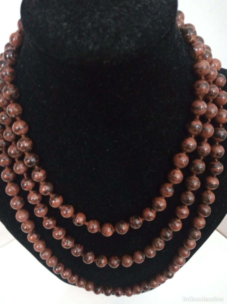 Joyeria: GRAN COLLAR PLASTICO ANTIGUO 174 M. - Foto 3