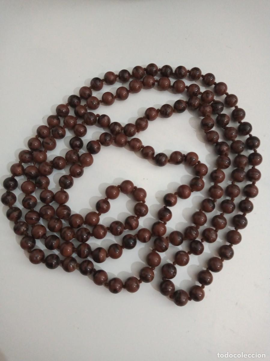Joyeria: GRAN COLLAR PLASTICO ANTIGUO 174 M. - Foto 4