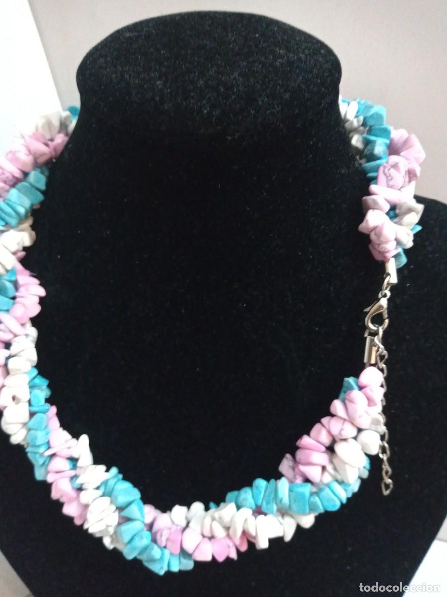 Joyeria: COLLAR TRES HILOS TURQUEZAS - Foto 3