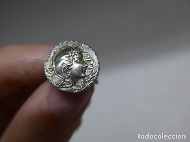 Joyeria: Antiguo gemelo modernista, con marcaje - Foto 2
