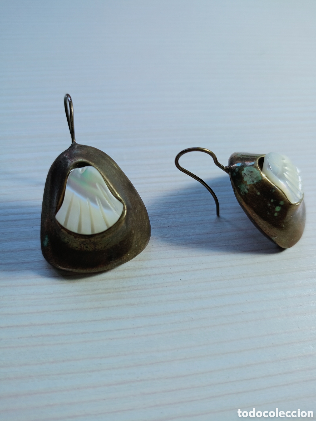 Joyeria: Pendientes con nacar - Foto 2