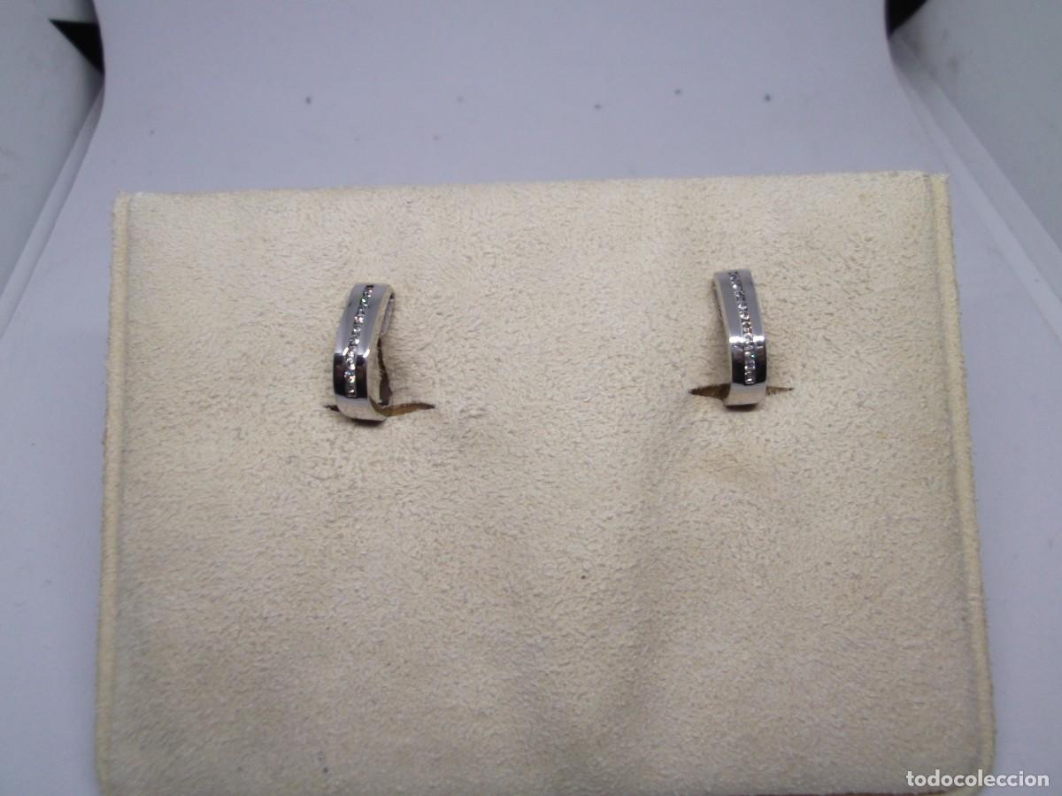 Joyeria: Pendientes de plata rodiada y circonitas.Luxenter - Foto 4