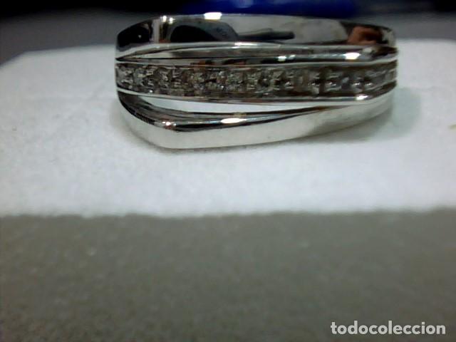 Joyeria: anillo oro 18 kts y diamantes - Foto 5