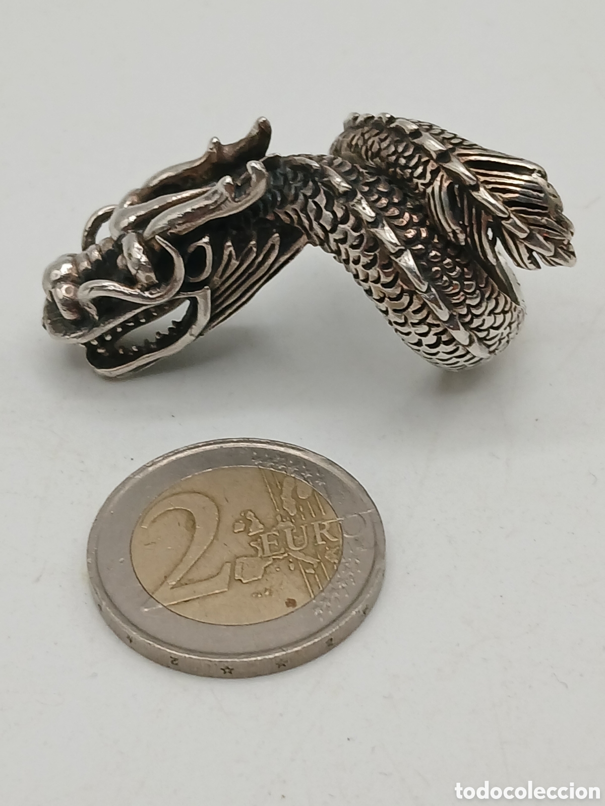 Joyeria: Anillo ajustable plata 925mls Gran tama&ntilde;o. Drag&oacute;n - Foto 6