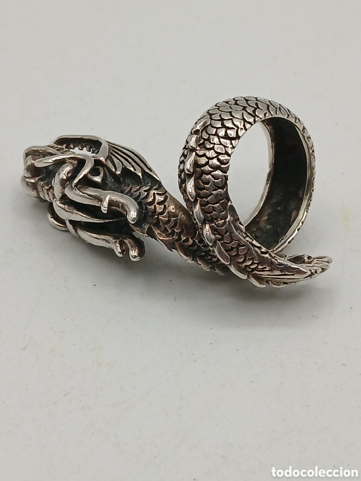 Joyeria: Anillo ajustable plata 925mls Gran tama&ntilde;o. Drag&oacute;n - Foto 7