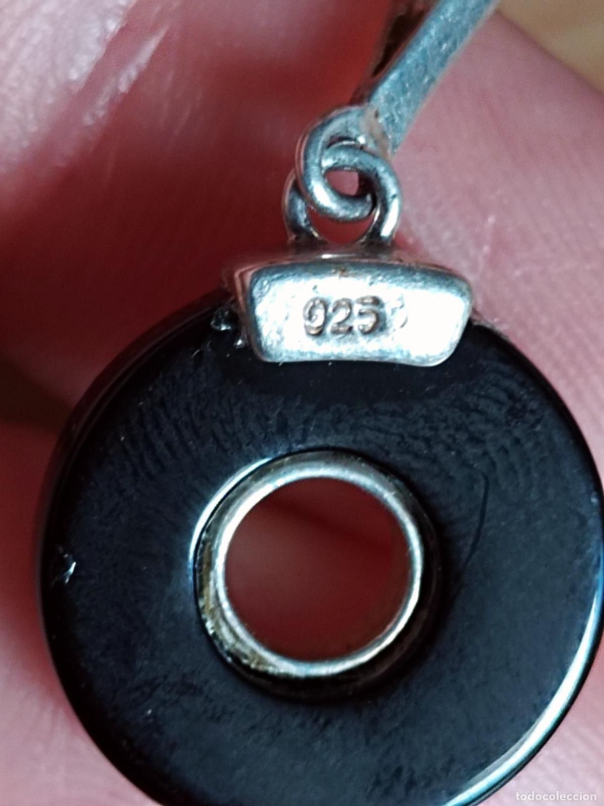 Joyeria: Pendientes de plata de ley 925 m. contrastada, con Onix. - Foto 4