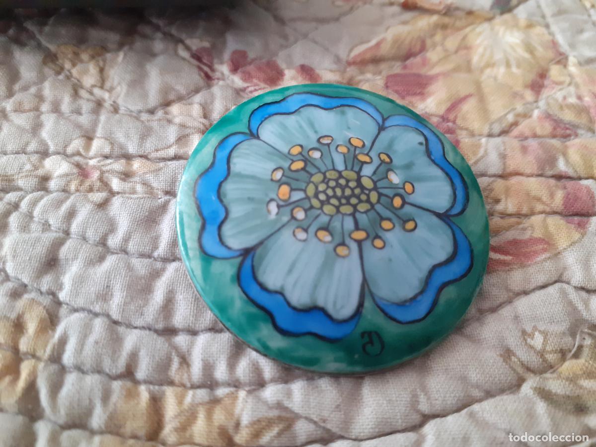 Joyeria: Broche esmaltado antiguo firmado &uml;D&uml; - Foto 2