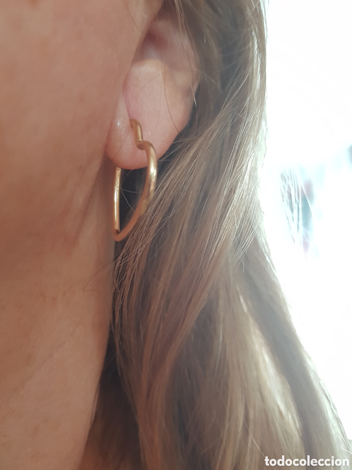Joyeria: Pendientes Aro Coraz&oacute;n - Foto 2