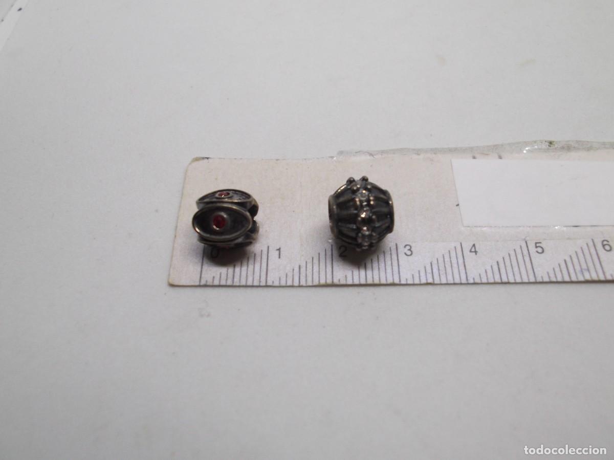 Joyeria: Lote de dos charms de plata para pulsera Viceroy - Foto 2