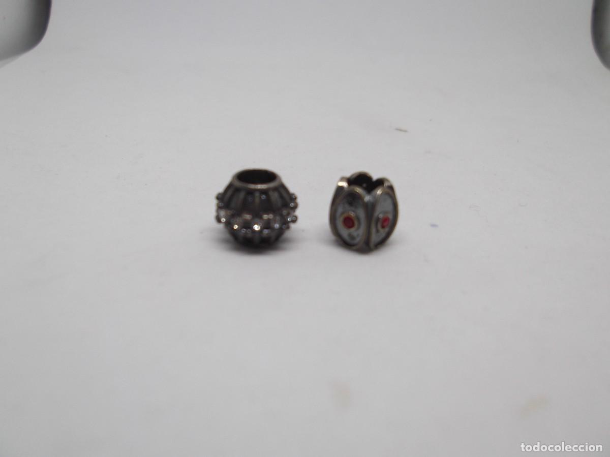 Joyeria: Lote de dos charms de plata para pulsera Viceroy - Foto 3