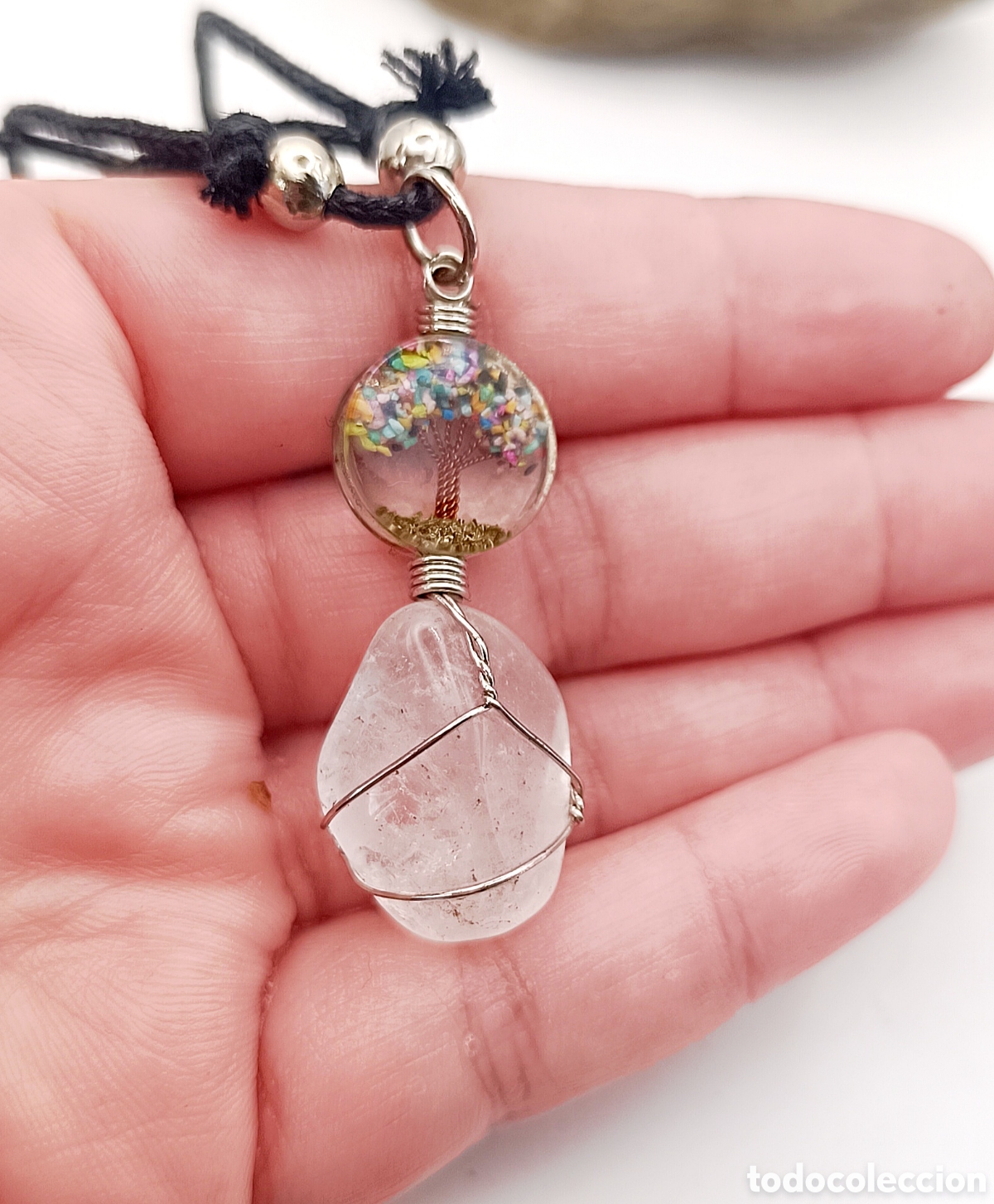 Joyeria: Hermoso Collar de Cuarzo Cristal - Foto 3