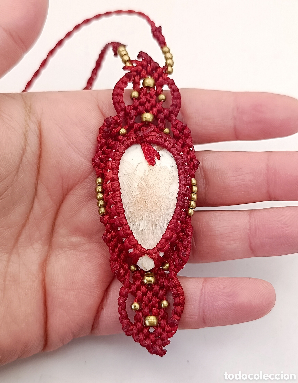 Joyeria: Hermoso Collar de Escolecita en Macram&eacute; - Foto 5