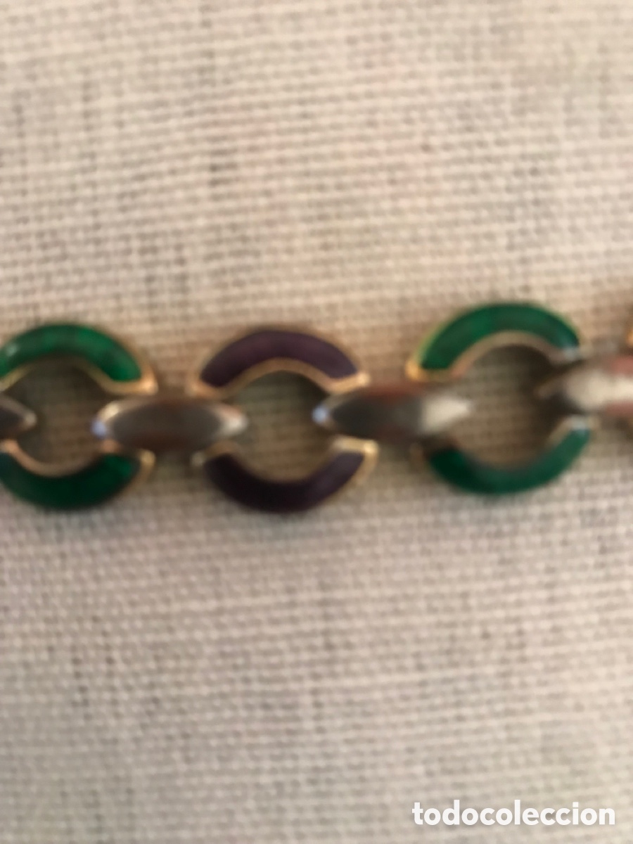 Joyeria: Pulsera antigua de esmaltes - Foto 3