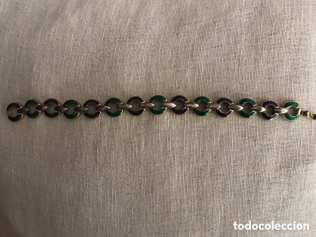 Joyeria: Pulsera antigua de esmaltes - Foto 1