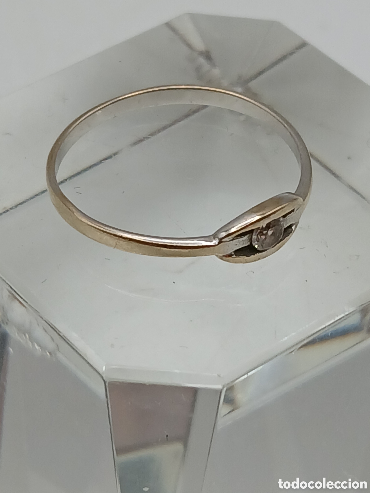 Joyeria: Anillo oro 18quilates y cuarzo blanco - Foto 3