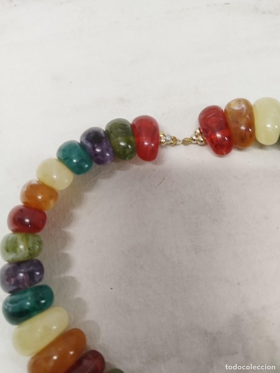 Joyeria: Antiguo collar muy colorido, a identificar. - Foto 3