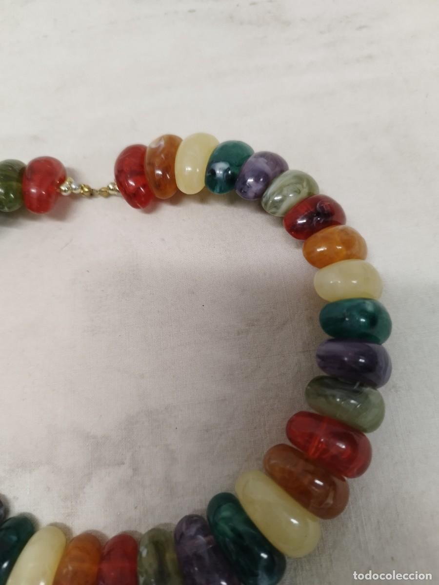 Joyeria: Antiguo collar muy colorido, a identificar. - Foto 4
