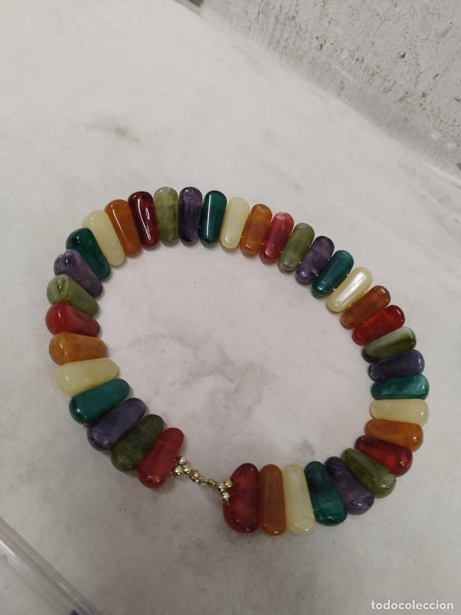 Joyeria: Antiguo collar muy colorido, a identificar. - Foto 6