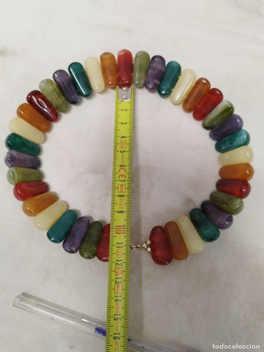 Joyeria: Antiguo collar muy colorido, a identificar. - Foto 7
