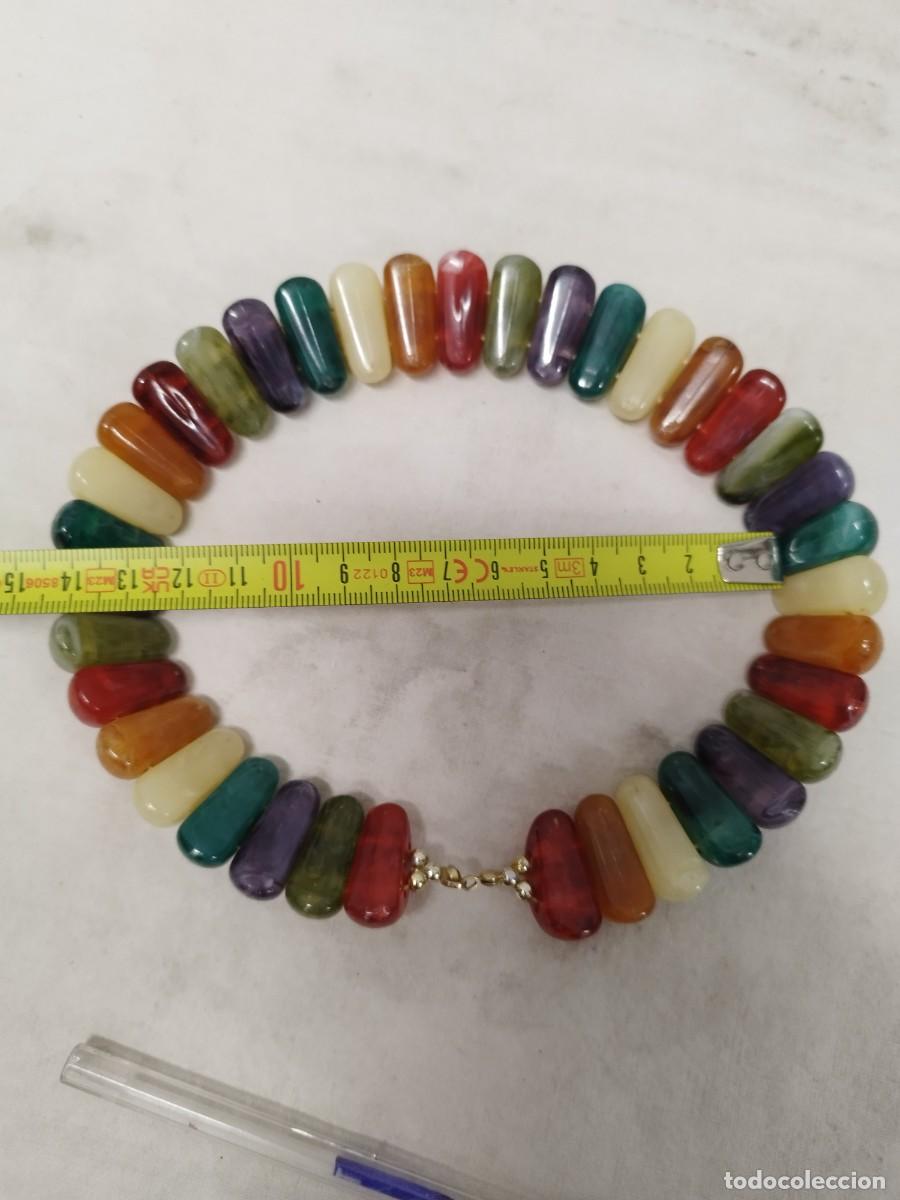Joyeria: Antiguo collar muy colorido, a identificar. - Foto 8