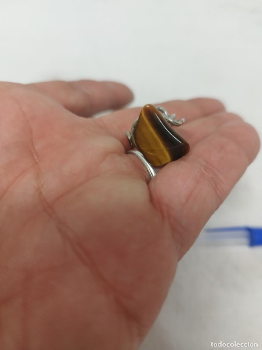 Joyeria: Antiguo anillo con piedra a identificar. - Foto 2