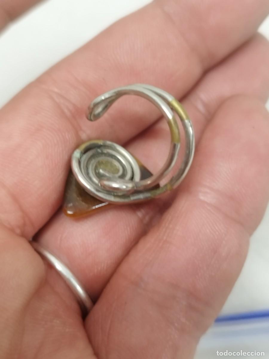 Joyeria: Antiguo anillo con piedra a identificar. - Foto 4