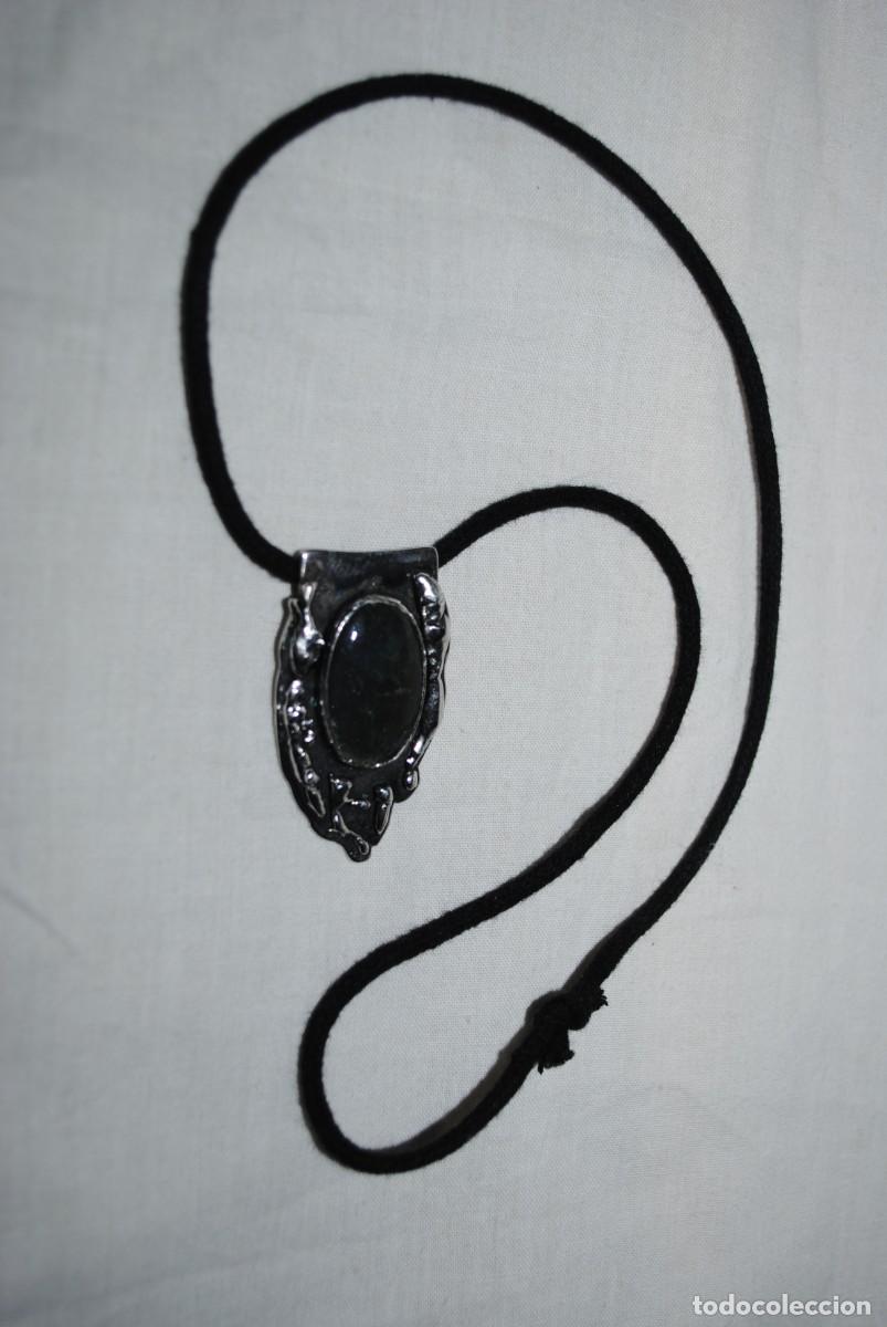 Joyeria: COLGANTE DE PLATA Y PIEDRA TRASPARENTE . - Foto 1