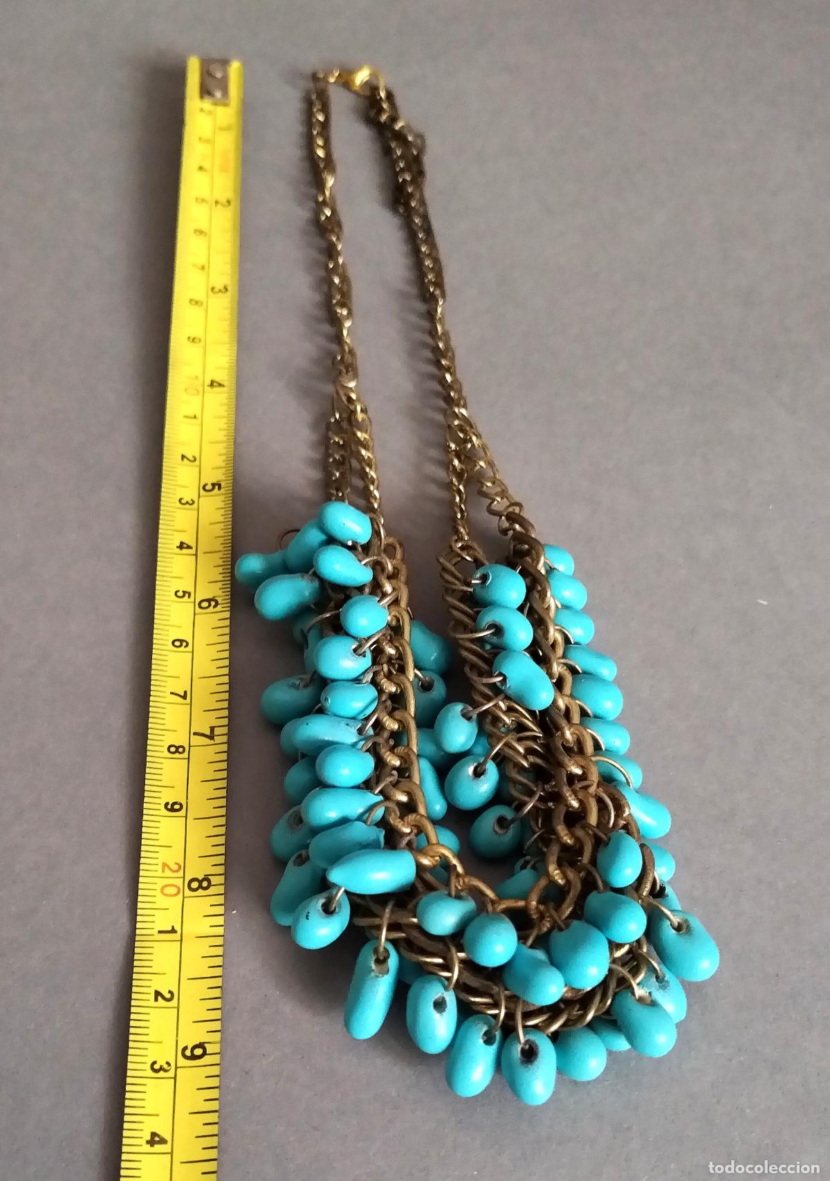 Joyeria: Collar con piedras azules. - Foto 2