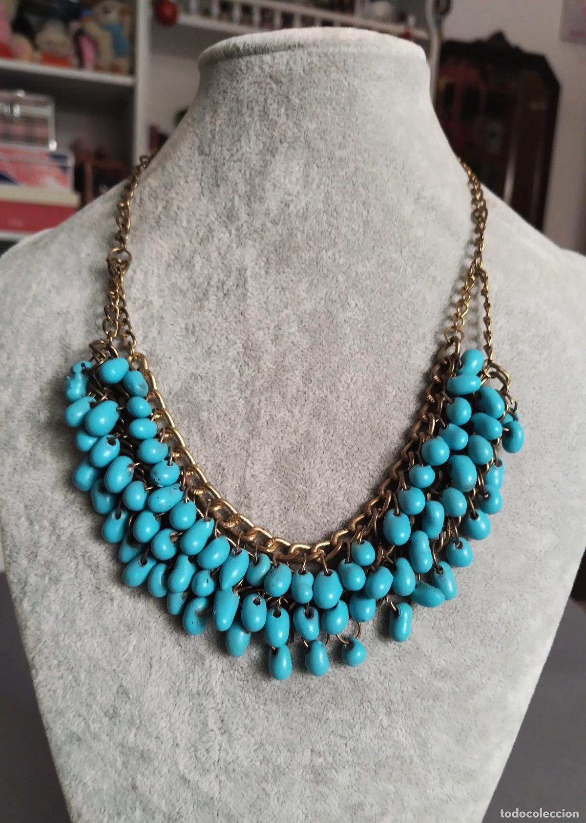 Joyeria: Collar con piedras azules. - Foto 3