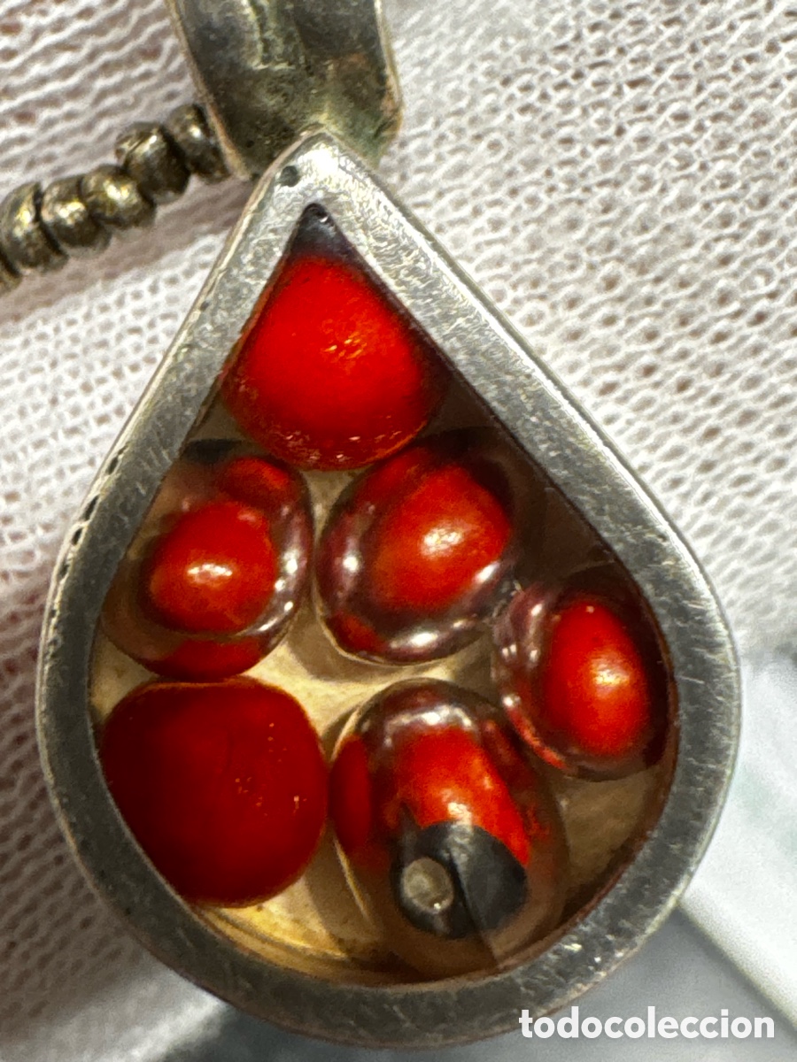 Joyeria: Plata cadena con colgante de coral. - Foto 7
